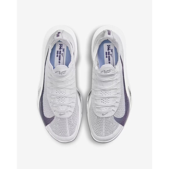 Nike Air Zoom Alphafly Next%3. SIZE 8.5 White Pure Platinum (Women’s) FD8315-102 - Picture 6 of 8